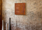 QLOCKTWO Earth 45 Creators Edition Rust Wall Clock Watch QT4ENRT Image 3