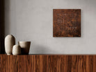QLOCKTWO Earth 45 Creators Edition Rust Wall Clock Watch QT4ENRT Image 5
