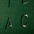 QLOCKTWO Earth 45 Green Velvet Wall Clock Watch QT4ENRGVC Image 3