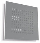 QLOCKTWO Earth 45 Grey Pepper Wall Clock Watch QT4ENGRPC Image 2