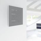 QLOCKTWO Earth 45 Grey Pepper Wall Clock Watch QT4ENGRPC Image 3