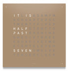 QLOCKTWO Earth 45 Hazelnut Wall Clock Watch QT4ENHAPC Image 1
