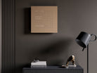 QLOCKTWO Earth 45 Hazelnut Wall Clock Watch QT4ENHAPC Image 3