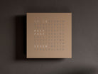 QLOCKTWO Earth 45 Hazelnut Wall Clock Watch QT4ENHAPC Image 4