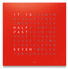 QLOCKTWO Earth 45 Red Pepper Wall Clock Watch QT4ENREPC Image 1
