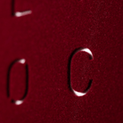 QLOCKTWO Earth 45 Red Velvet Wall Clock Watch QT4ENRRVC Image 2