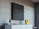 QLOCKTWO Earth 90 Black Pepper Wall Clock Watch LG4ENBLPC Image 3