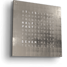 QLOCKTWO Earth 90 Creators Edition Platinum Wall Clock Watch LG4ENPL Image 2