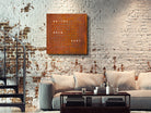 QLOCKTWO Earth 90 Creators Edition Rust Wall Clock Watch LG4ENRT Image 7