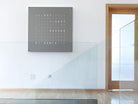 QLOCKTWO Earth 90 Grey Pepper Wall Clock Watch LG4ENGRPC Image 6