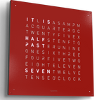 QLOCKTWO Earth 90 Red Pepper Wall Clock Watch LG4ENREPC Image 2