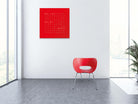 QLOCKTWO Earth 90 Red Pepper Wall Clock Watch LG4ENREPC Image 3