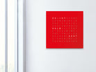 QLOCKTWO Earth 90 Red Pepper Wall Clock Watch LG4ENREPC Image 4