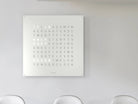 QLOCKTWO Earth 90 White Pepper Wall Clock Watch LG4ENWHPC Image 5