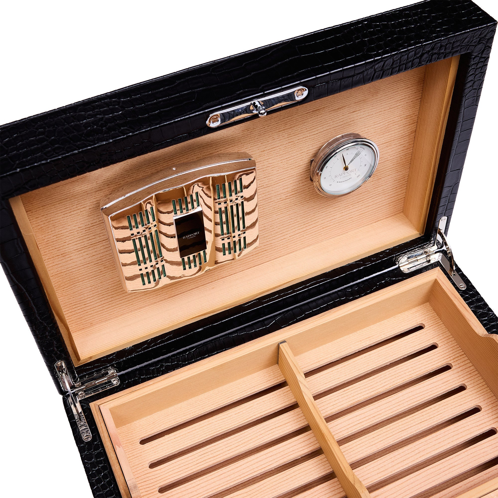 Rapport Brompton Black Large Humidor RPT-190 Image 5