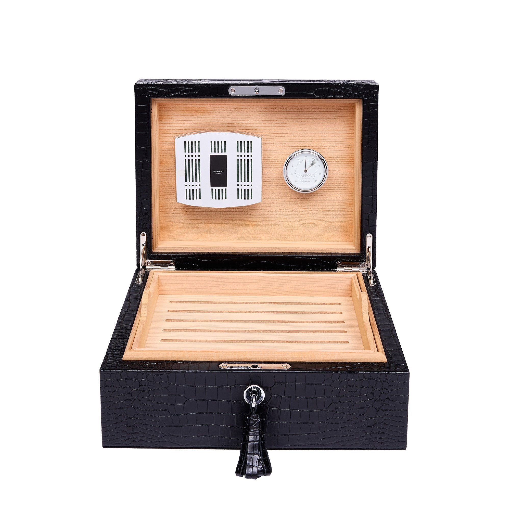 Rapport Brompton Black Medium Humidor RPT-189 Image 1
