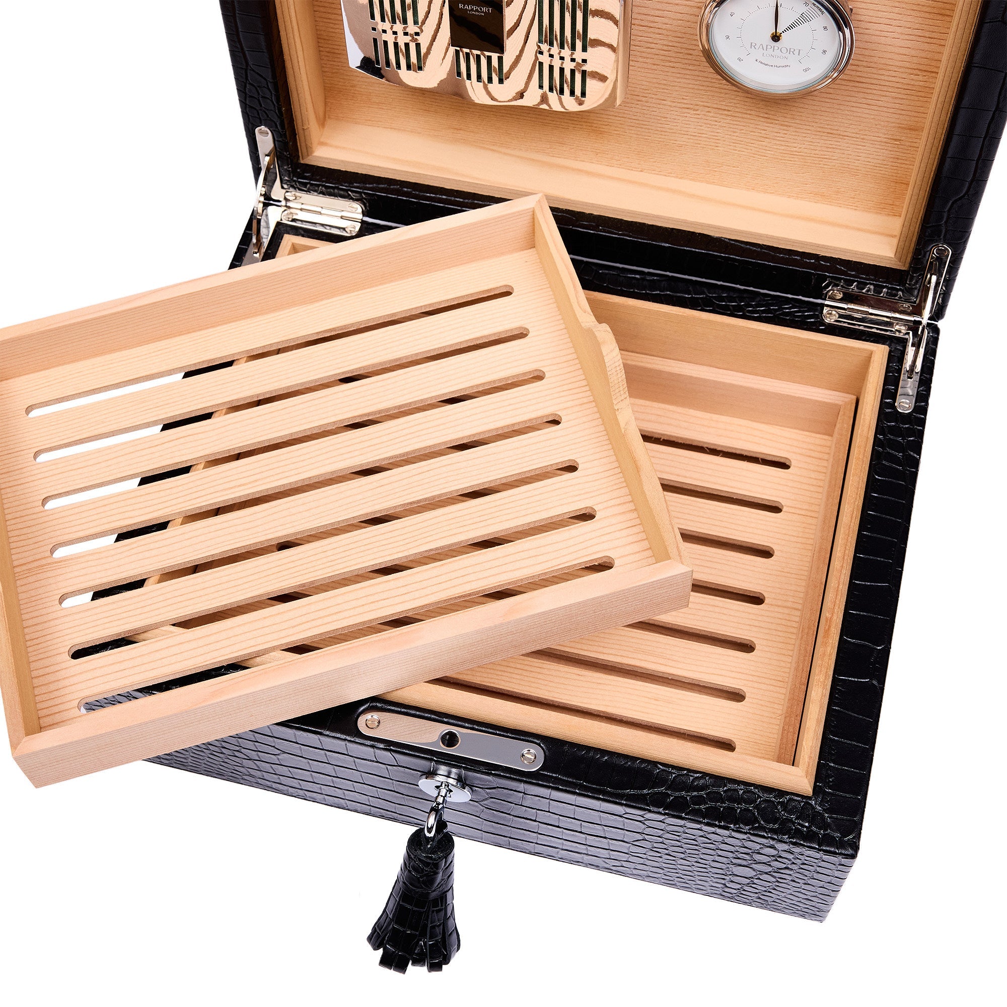 Rapport Brompton Black Medium Humidor RPT-189 Image 4