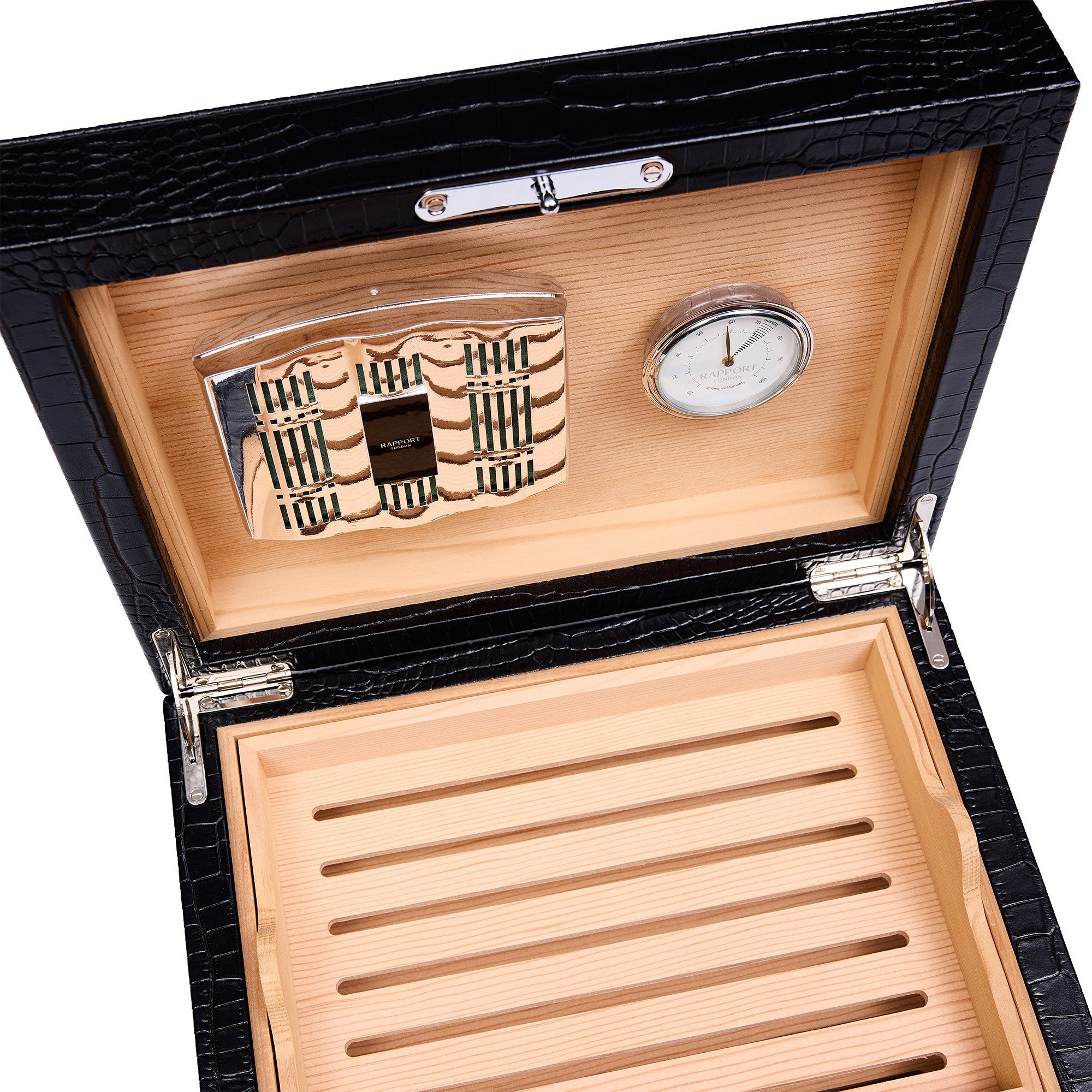 Rapport Brompton Black Medium Humidor RPT-189 Image 5