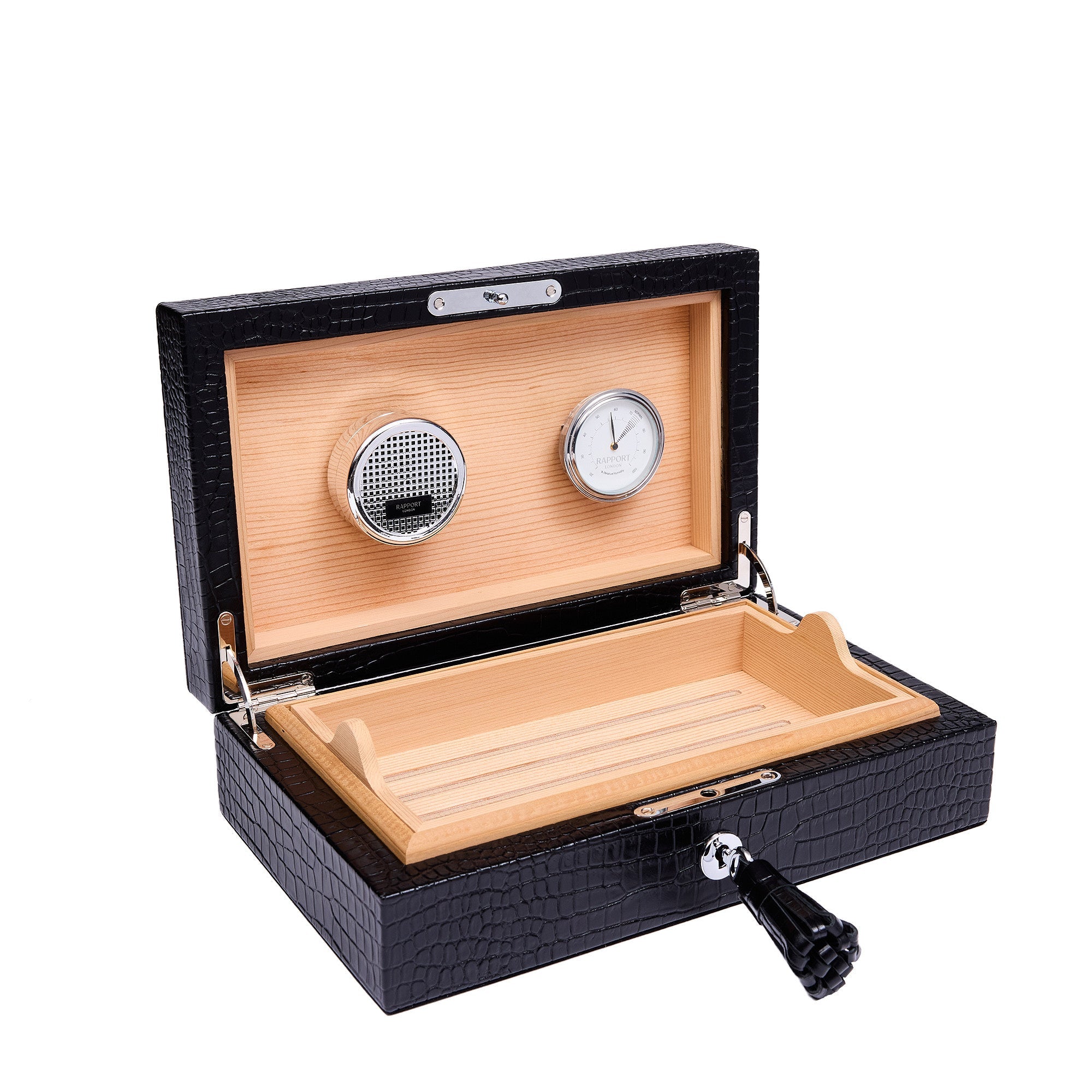 Rapport Brompton Black Small Humidor RPT-188 Image 2