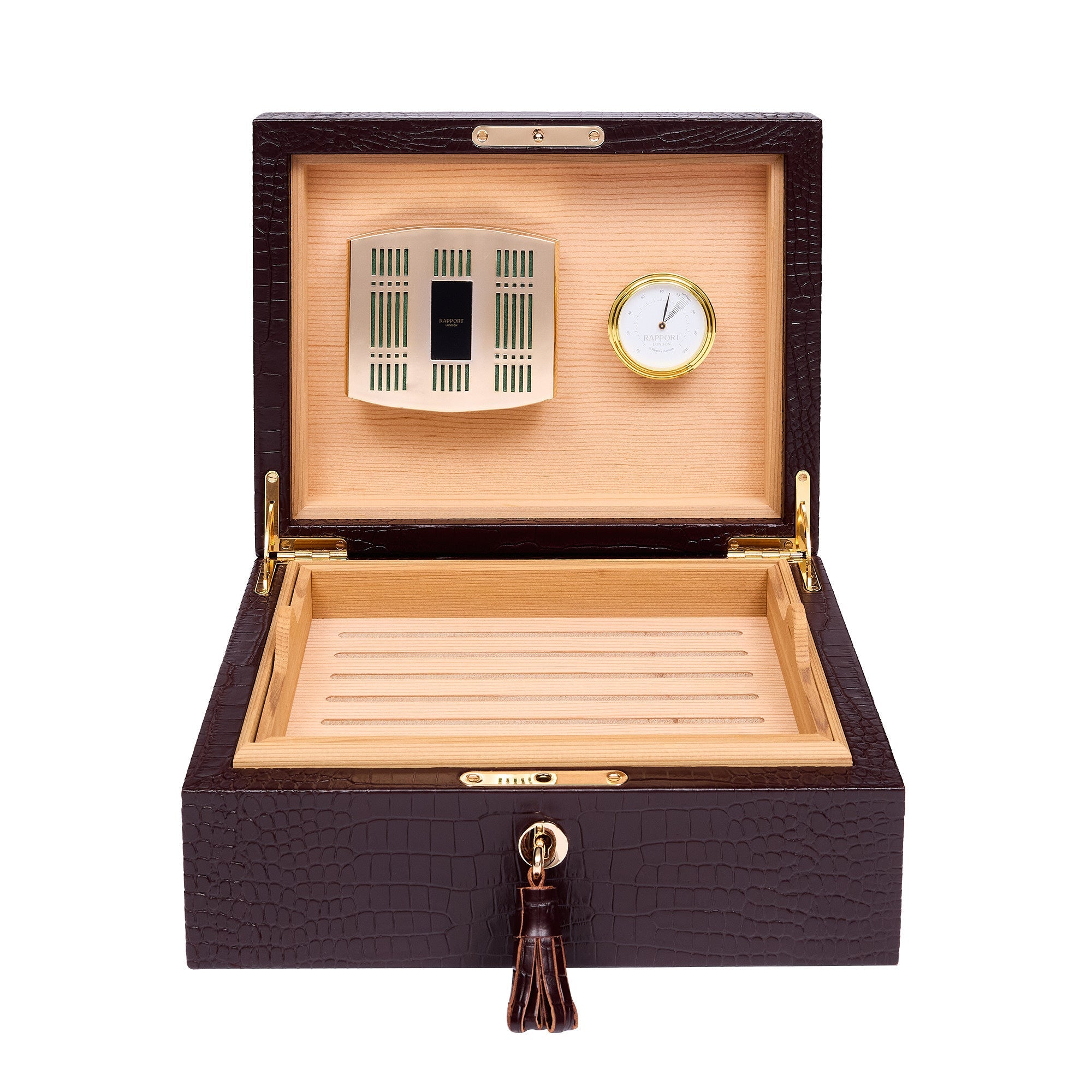 Rapport Brompton Brown Medium Humidor RPT-192 Image 1