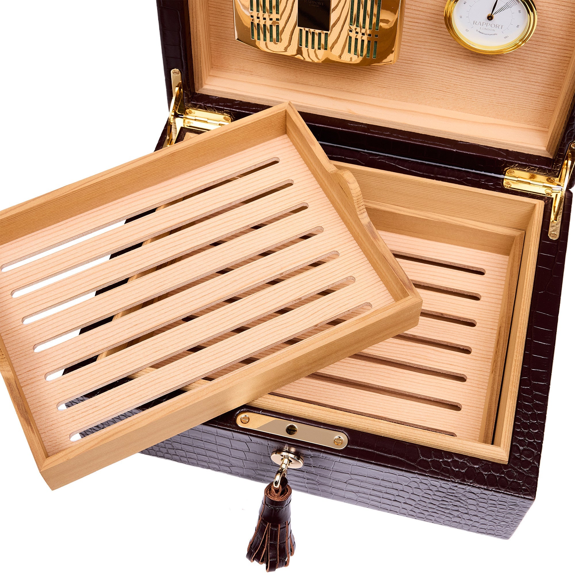 Rapport Brompton Brown Medium Humidor RPT-192 Image 4