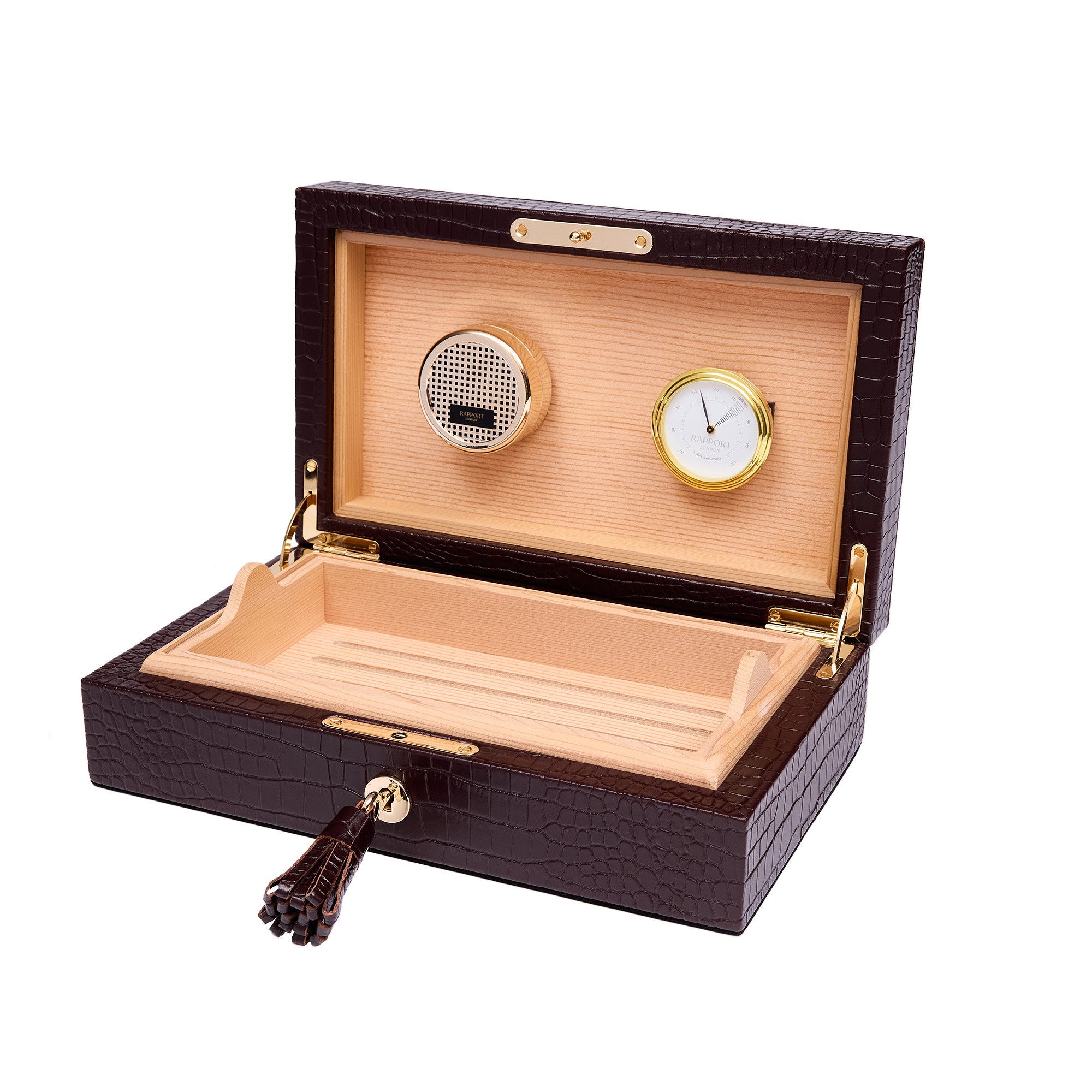 Rapport Brompton Brown Small Humidor RPT-191 Image 3