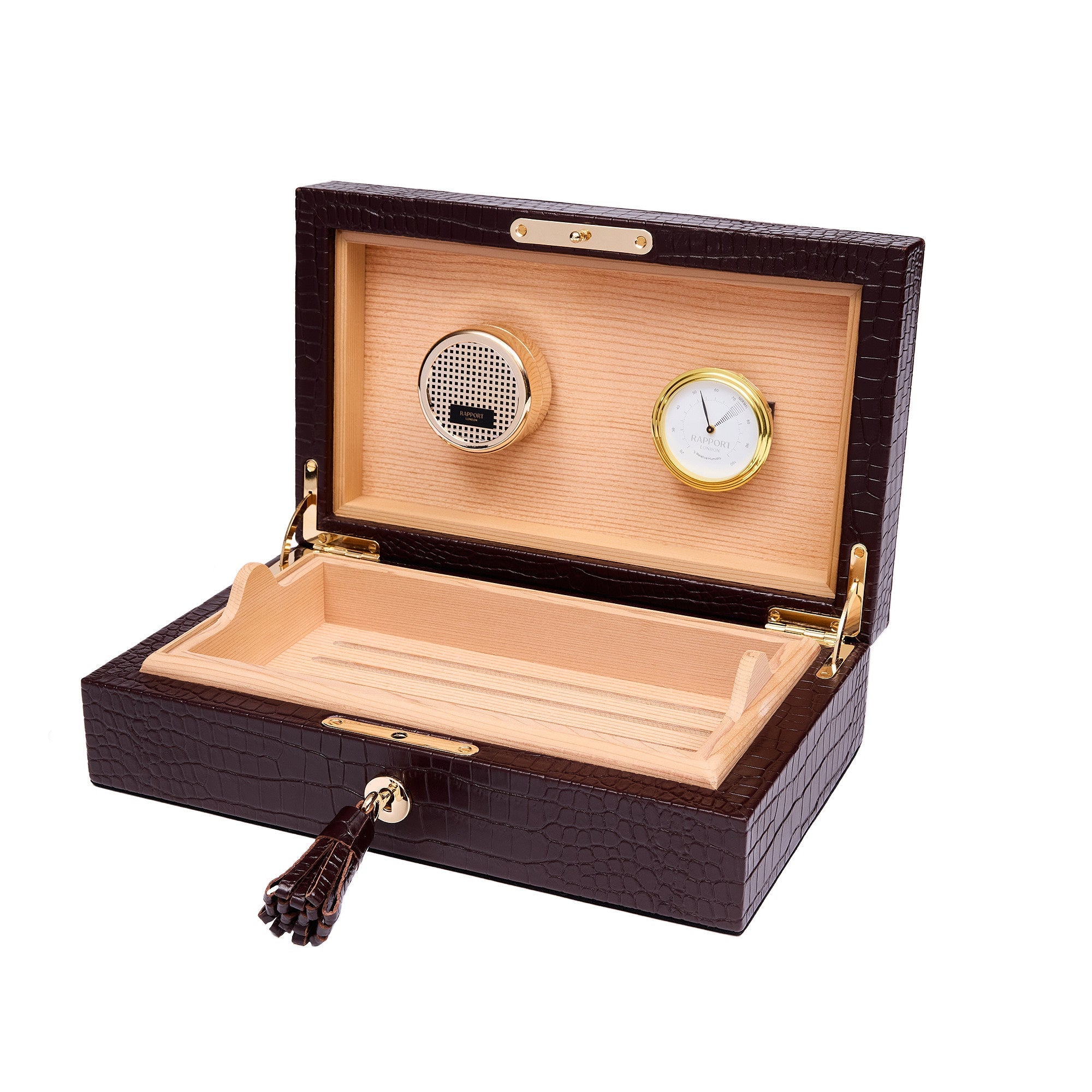 Rapport Brompton Brown Small Humidor RPT-191 Image 3