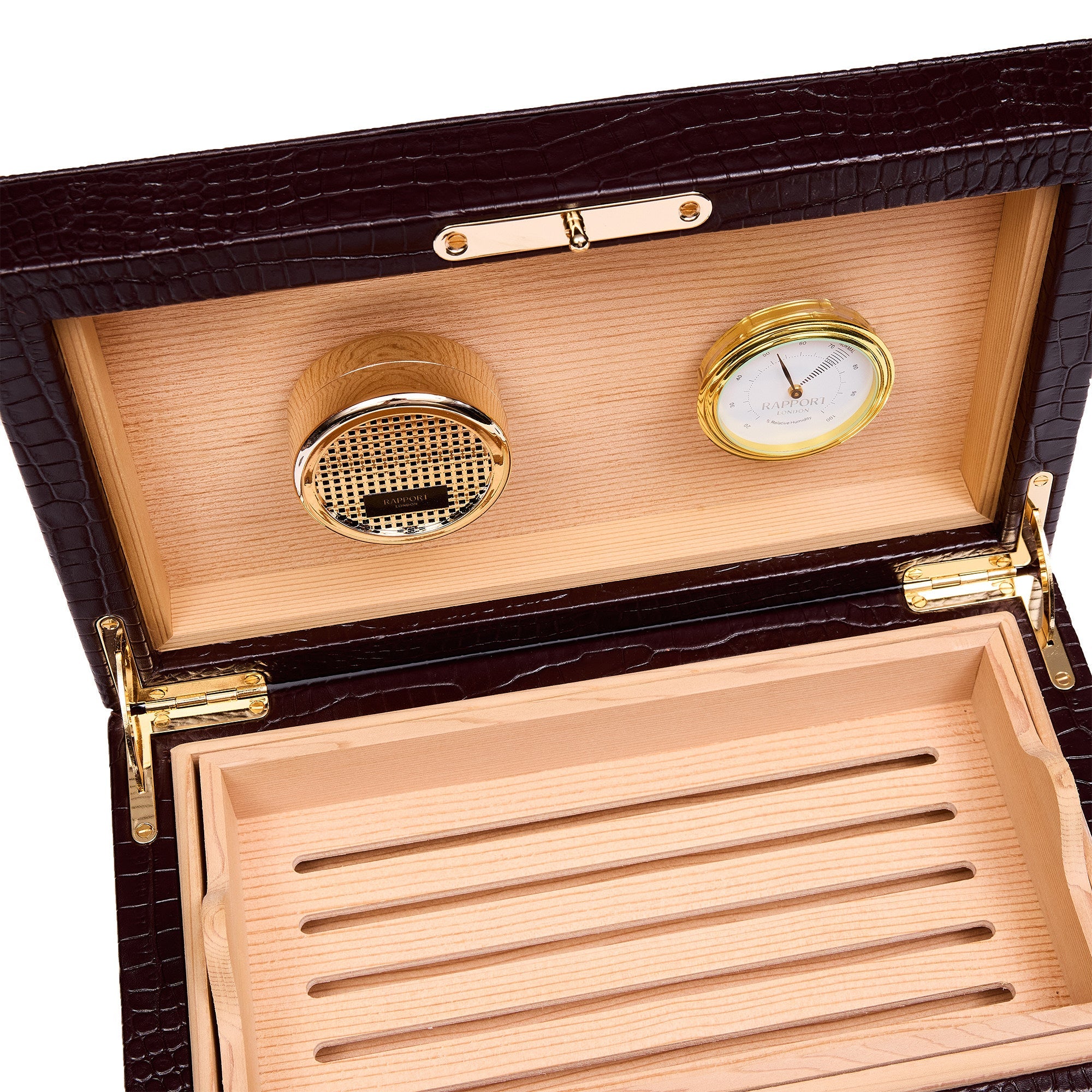 Rapport Brompton Brown Small Humidor RPT-191 Image 5