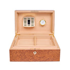 Rapport Brompton Burr Walnut Large Humidor RPT-196 Image 1