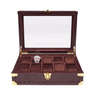 Rapport Brompton Optic Ten Brown Watch Box RPT-173 Image 1