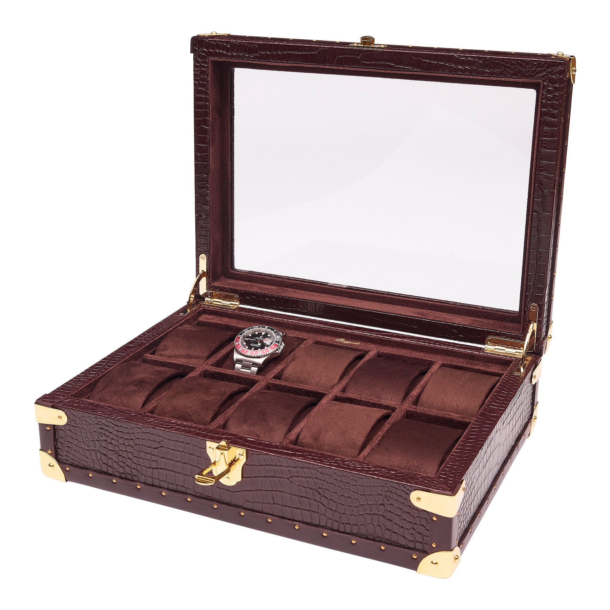 Rapport Brompton Optic Ten Brown Watch Box RPT-173 Image 4