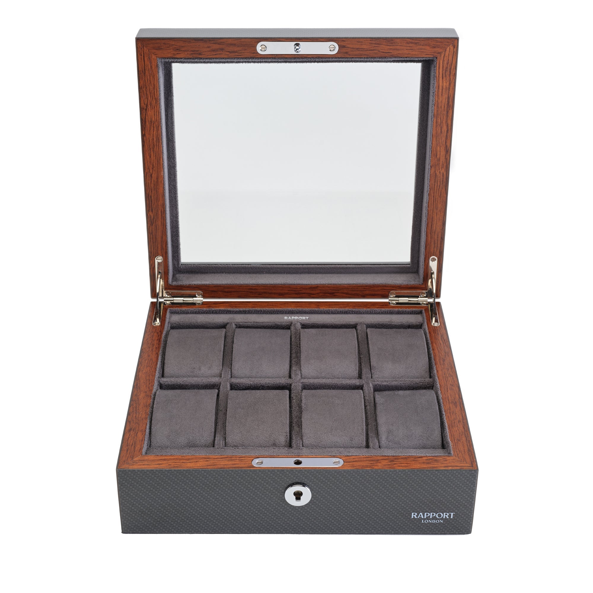 Rapport Carbon Fibre  Optic Eight Watch Box RPT-169 Image 2