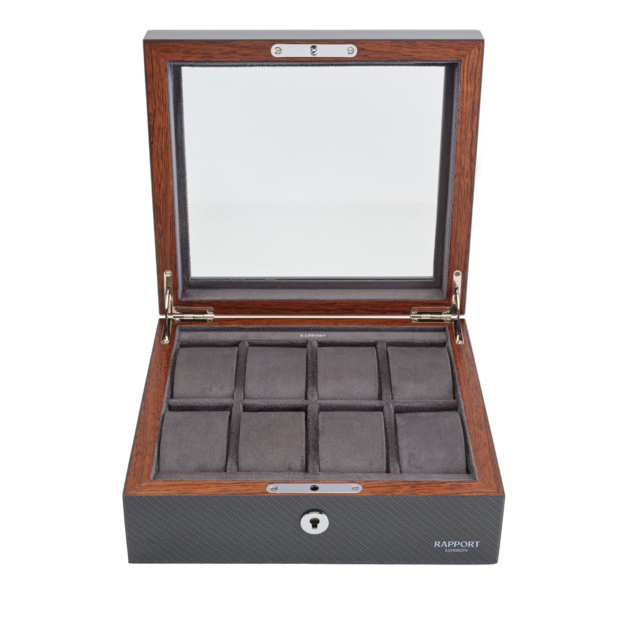 Rapport Carbon Fibre  Optic Eight Watch Box RPT-169 Image 2