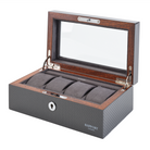 Rapport Carbon Fibre  Optic Four Watch Box RPT-168 Image 1