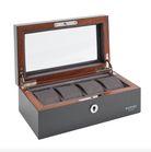 Rapport Carbon Fibre  Optic Four Watch Box RPT-168 Image 2