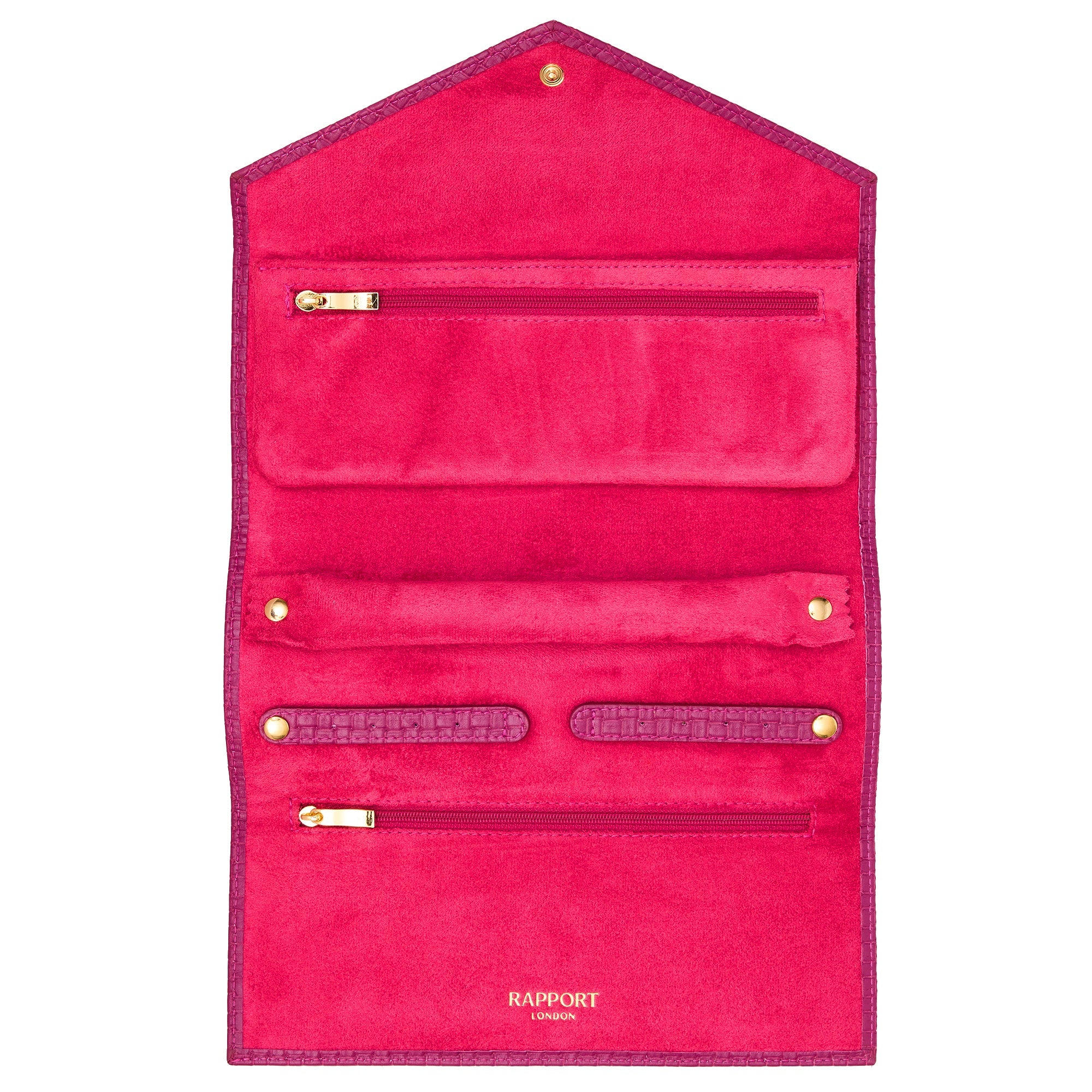 Rapport Charlotte Jewellery Roll Pink RPT-198 Image 2