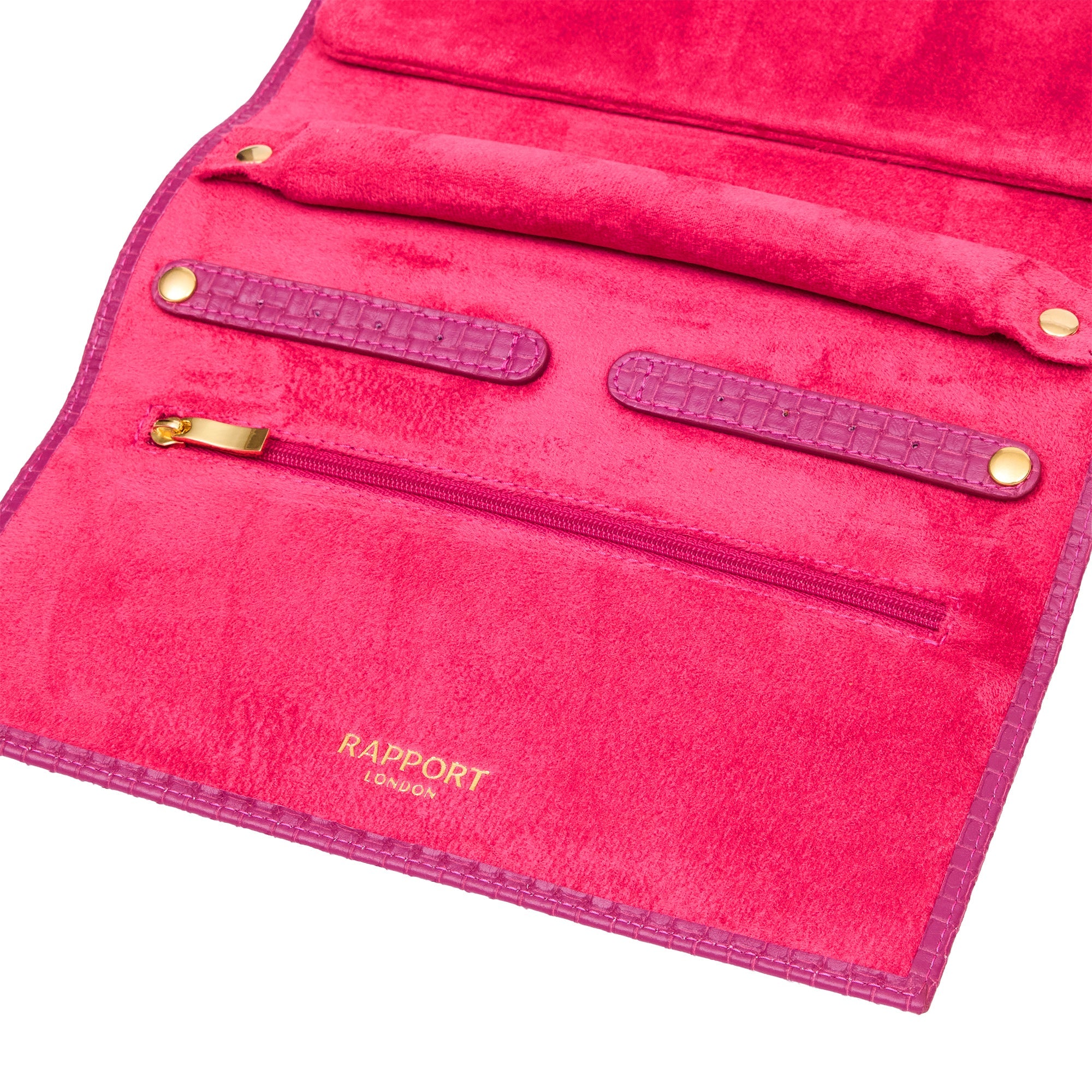 Rapport Charlotte Jewellery Roll Pink RPT-198 Image 4
