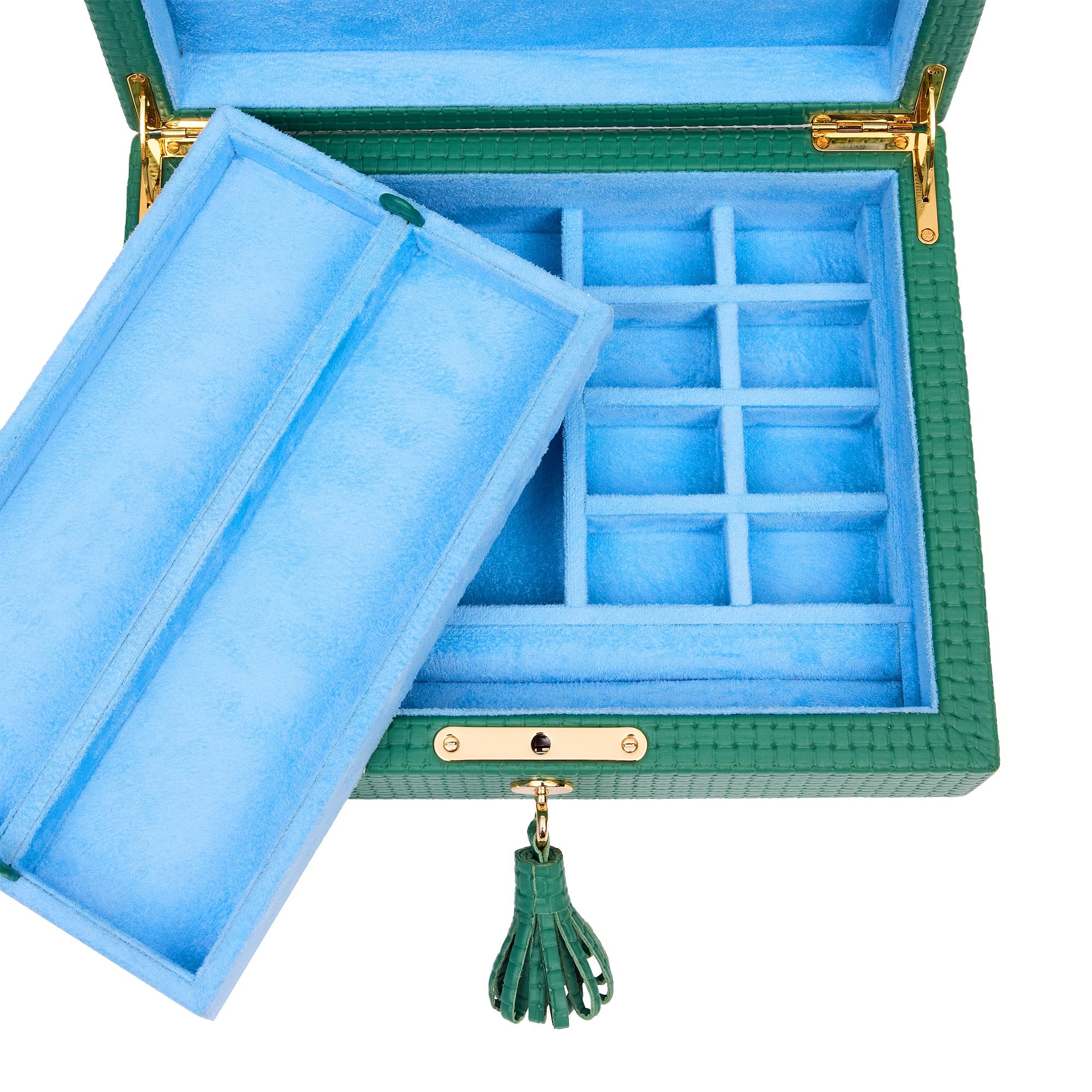 Rapport Charlotte Medium Jewellery Box Green RPT-203 Image 4