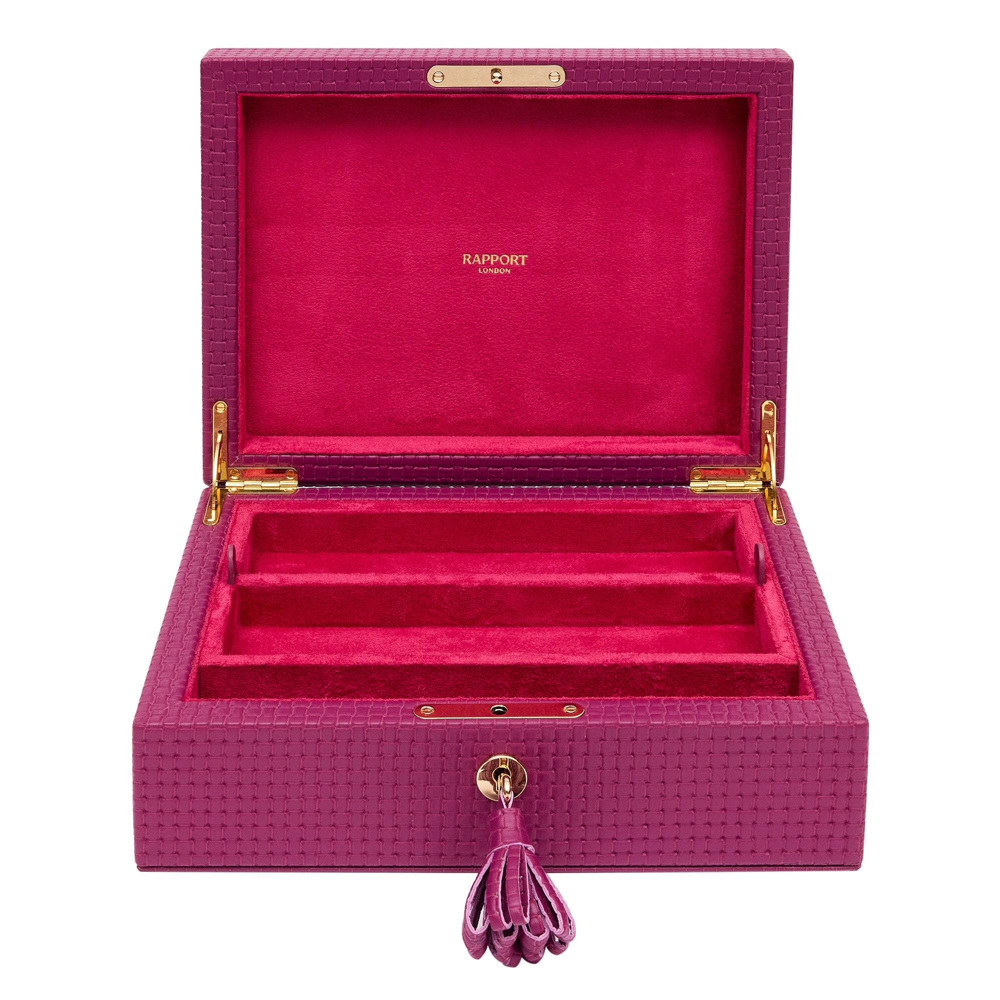 Rapport Charlotte Medium Pink Jewellery Box RPT-204 Image 1