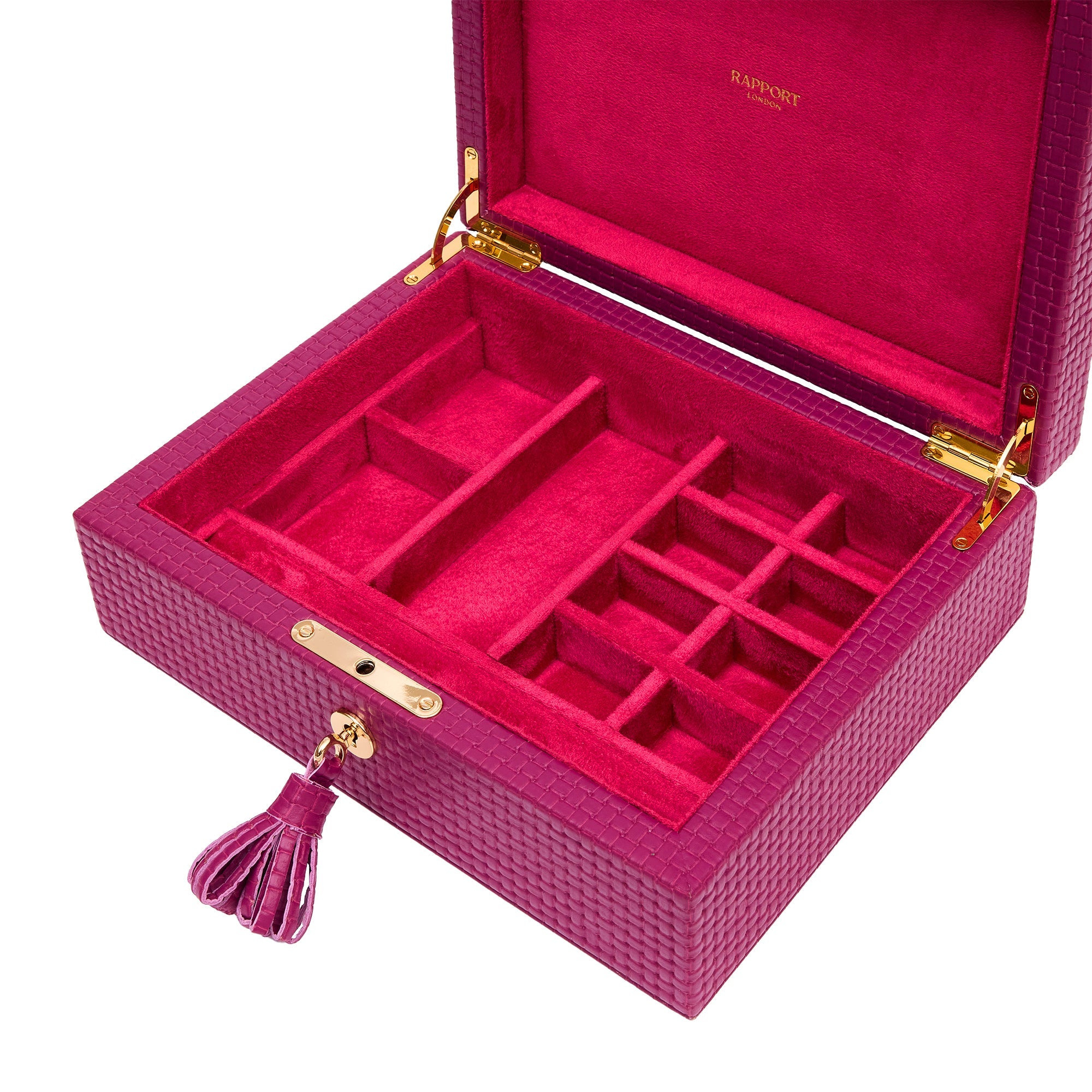 Rapport Charlotte Medium Pink Jewellery Box RPT-204 Image 2