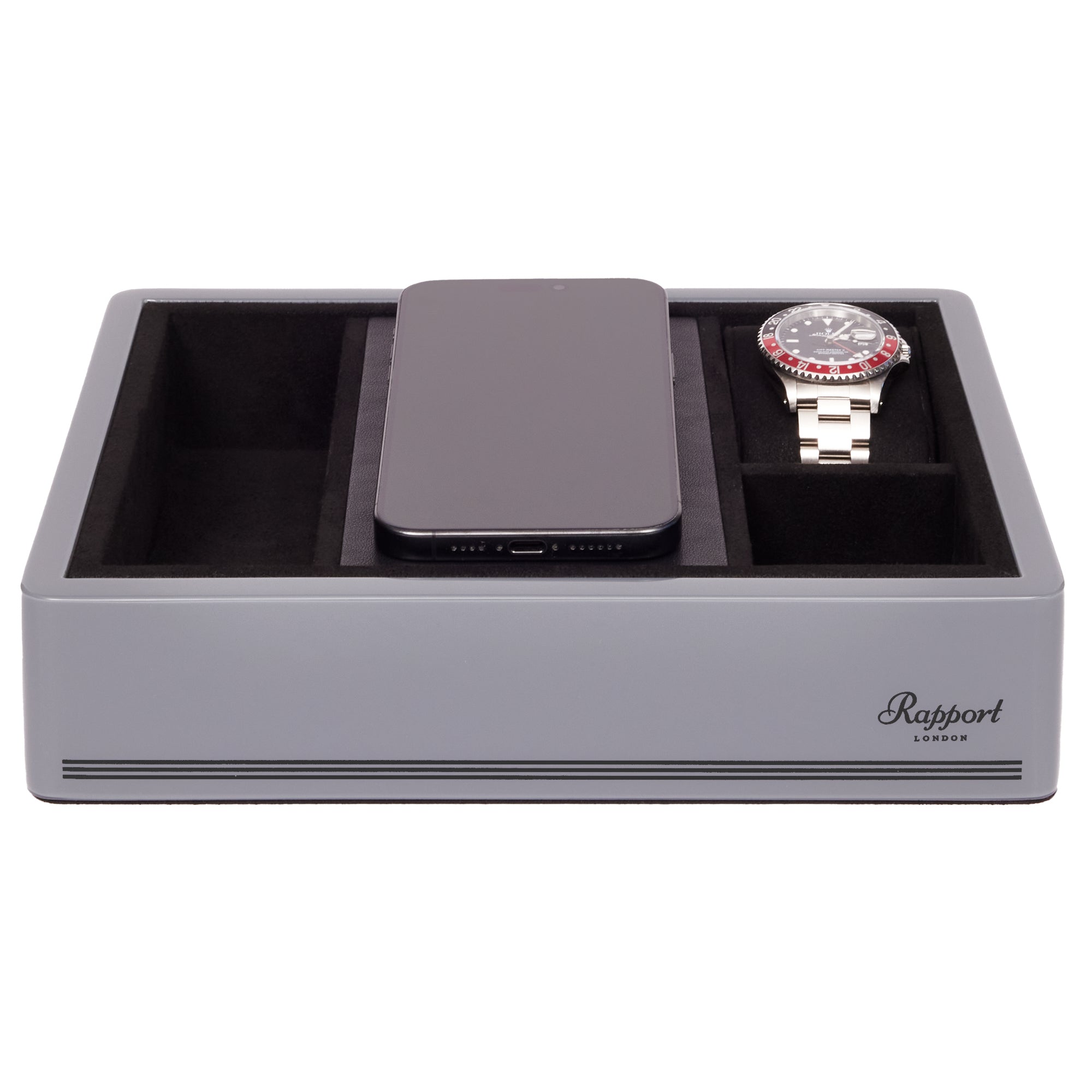 Rapport Formula Grey Wireless Charging Tray RPT-185 Image 1