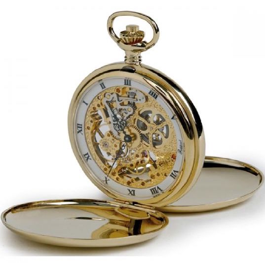 Rapport Pocket Watch Double Hunter Gold Plated PW90 Image 1