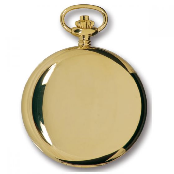 Rapport Pocket Watch Double Hunter Gold Plated PW90 Image 2