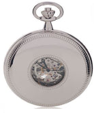 Rapport Pocket Watch Half Hunter Silver Tone PW47 Image 2