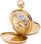 Rapport Pocket Watch Mechanical Double Hunter Gold Plated PW60 Image 2