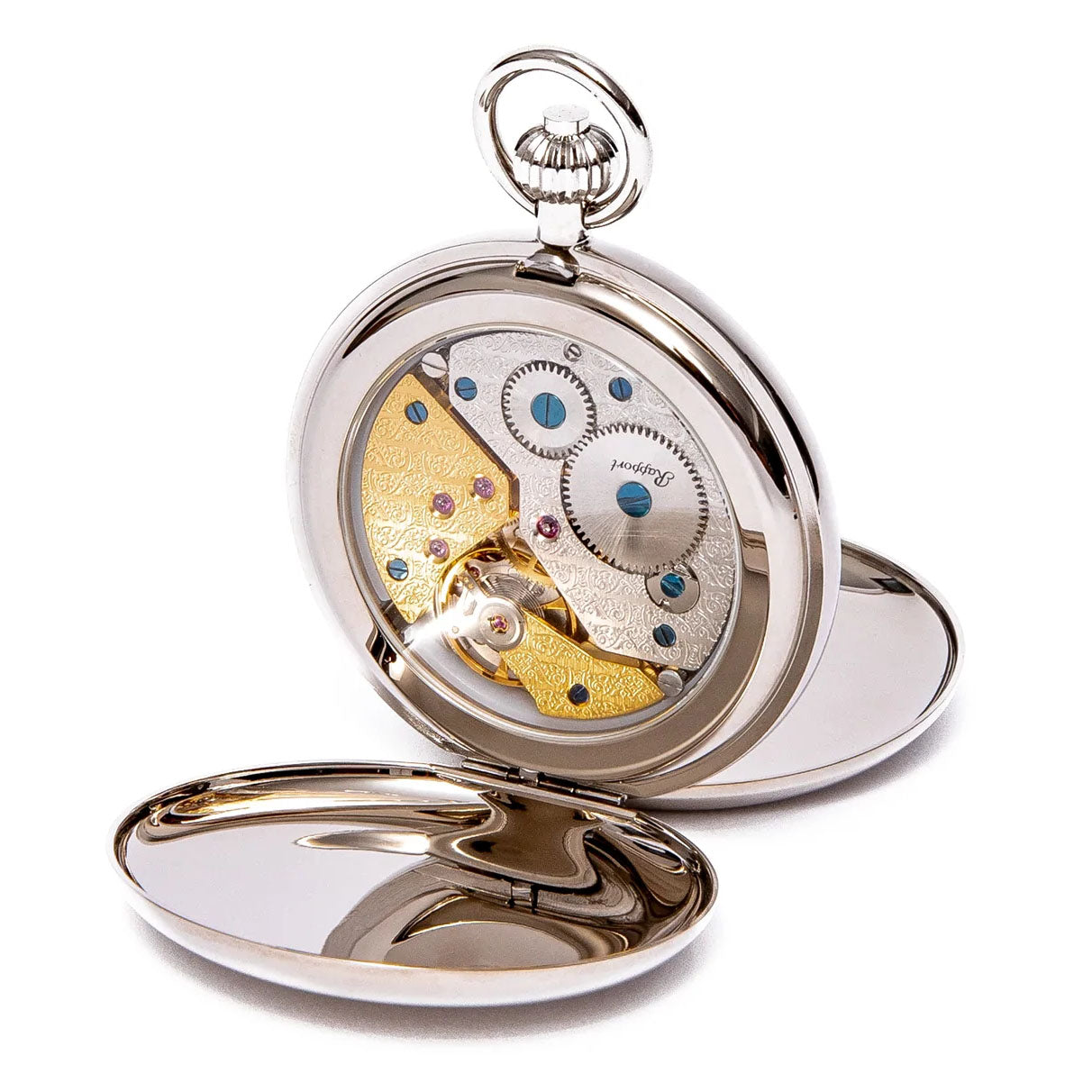 Rapport Pocket Watch Mechanical Double Hunter PW61 Image 3