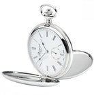 Rapport Pocket Watch Mechanical Double Hunter Silver Tone PW11 Image 1
