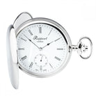 Rapport Pocket Watch Mechanical Double Hunter Silver Tone PW11 Image 3