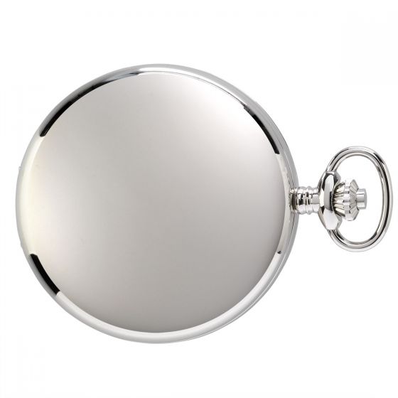 Rapport Pocket Watch Mechanical Double Hunter Silver Tone PW11 Image 4
