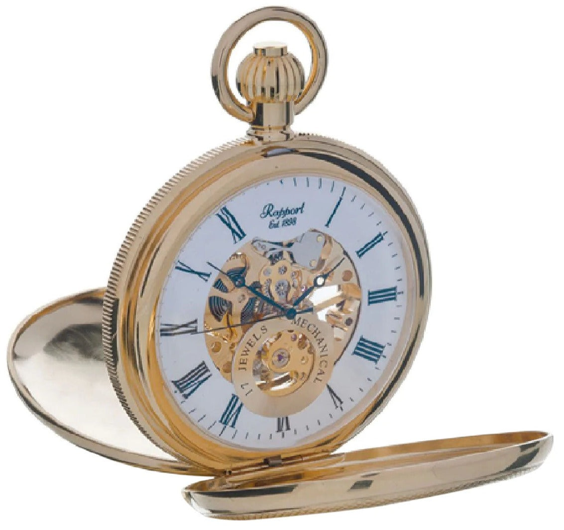 Rapport Pocket Watch Mechanical Half Hunter 50mm PW48 Image 1
